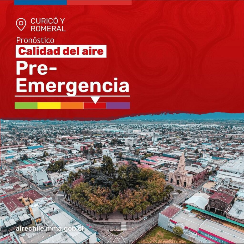 Declaran primera pre emergencia ambiental para las comunas de Curicó y Romeral 1 441490848 18050643535639765 2224650889141441542 n