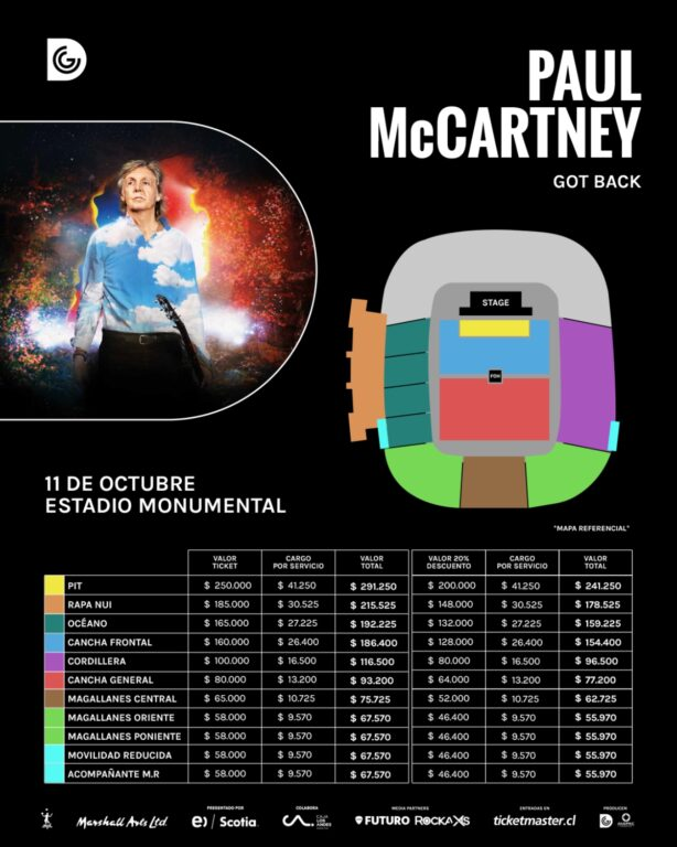 Confirman regreso de Paul McCartney a Chile: revisa donde será y precio de las entradas 2 image
