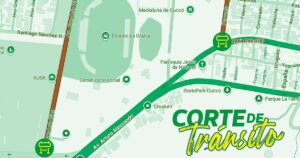 Corte de transito Vendimia