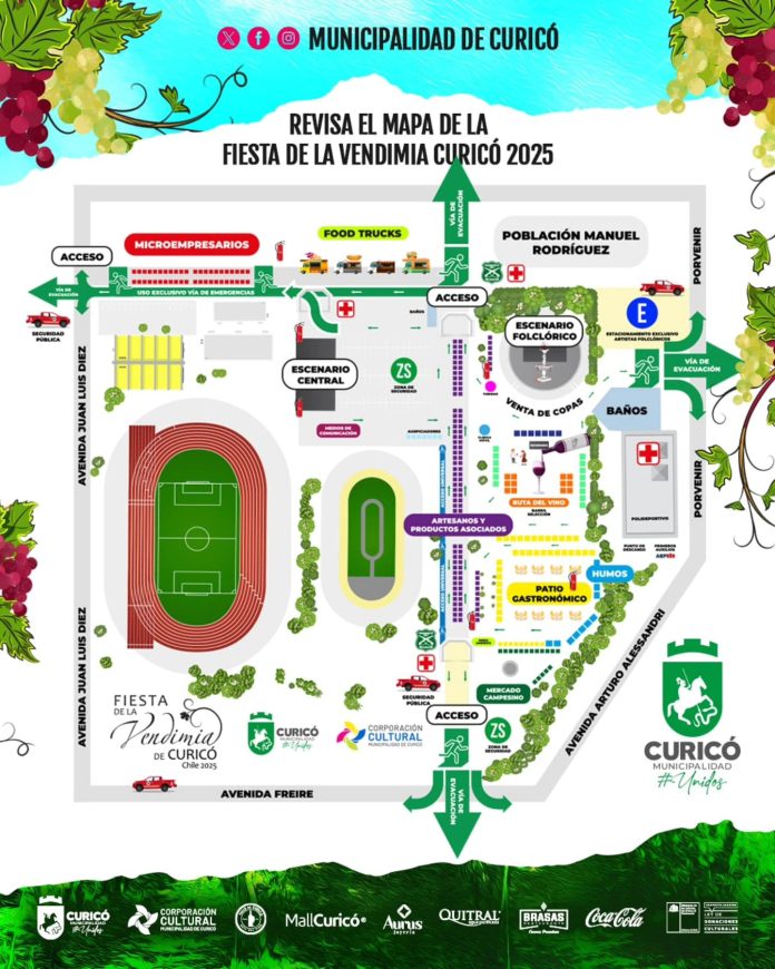Fiesta de la Vendimia de Curicó 2025: La Nueva Versión se Celebra en el Estadio La Granja 2 F 1 VENDIMIA 696x870 2