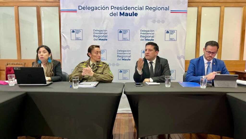 Mesa para la seguridad en el Maule