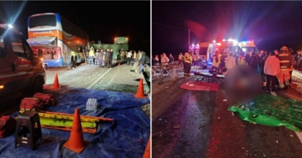 Grave accidente en la Ruta 5 Norte deja seis muertos y 40 heridos en Coquimbo 1 seis muertos accidente Coquimbo