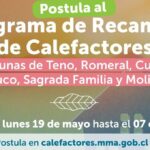 Abren subsidio para recambio de calefactores en siete comunas del Maule