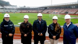 Avanza tercera etapa del Estadio La Granja de Curico con inversion que supera los 10 mil millones