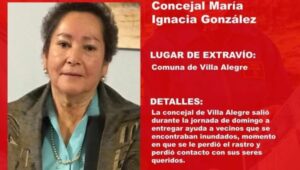 Concejala de Villa Alegre se encuentra desaparecida y Fiscalia activa busqueda con la PDI