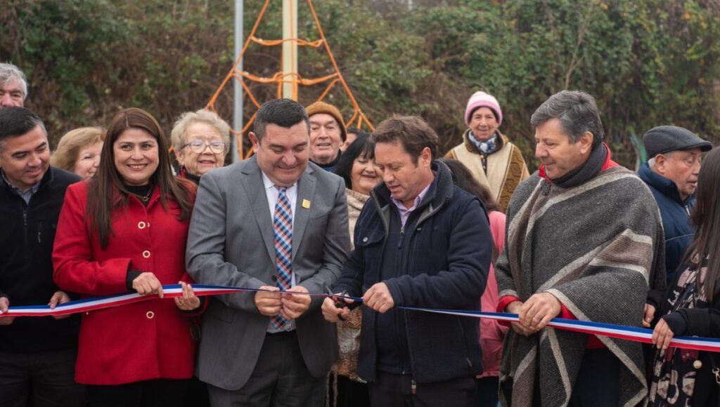 Pelarco inaugura innovadora Plaza Didactica con juegos sensoriales y sonoros