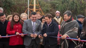 Pelarco inaugura innovadora Plaza Didactica con juegos sensoriales y sonoros