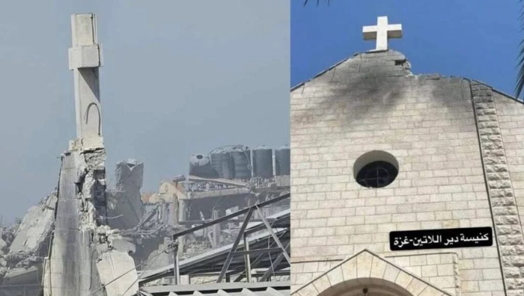 Ataque israelí a iglesia católica en Gaza deja al menos 4 muertos y provoca condena internacional 1 Ataque israeli a iglesia catolica en Gaza deja al menos 4 muertos y provoca condena internacional