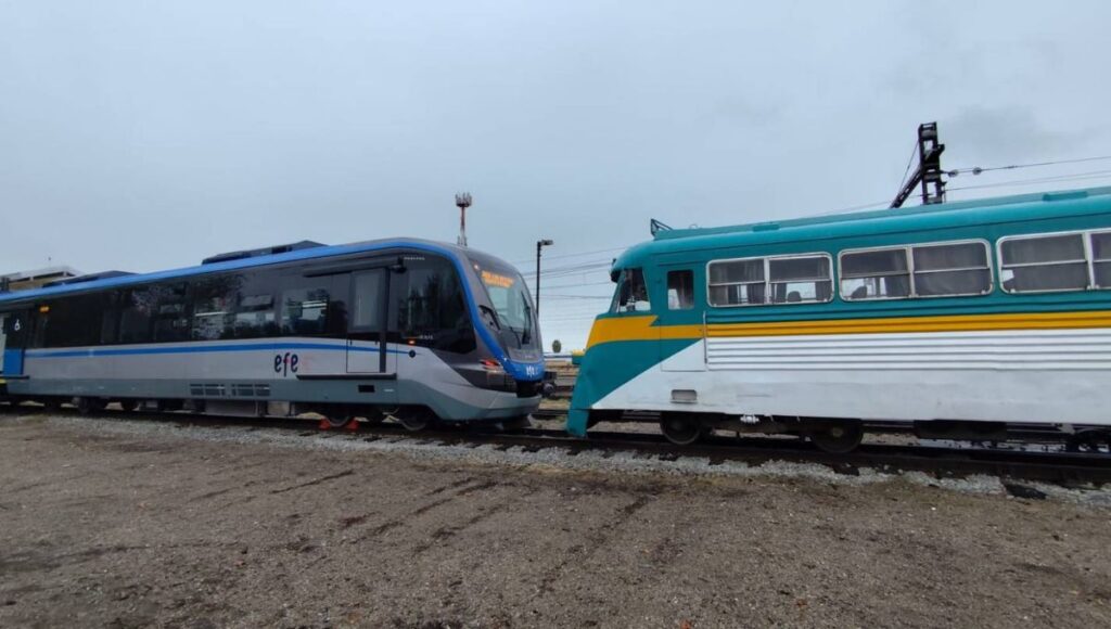 Tercer tren para el ramal Talca-Constitución ya está en la región del Maule 1 Tercer tren para el ramal Talca Constitucion ya esta en la region del Maule
