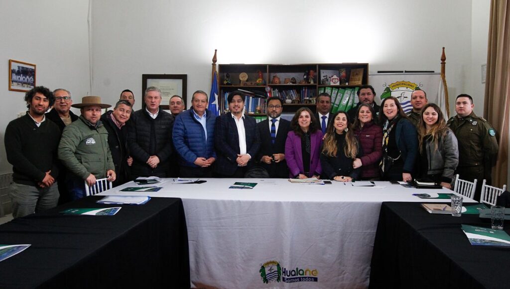 Subsecretario de Seguridad Publica encabezo reunion en Hualane y superviso operativos en el Maule