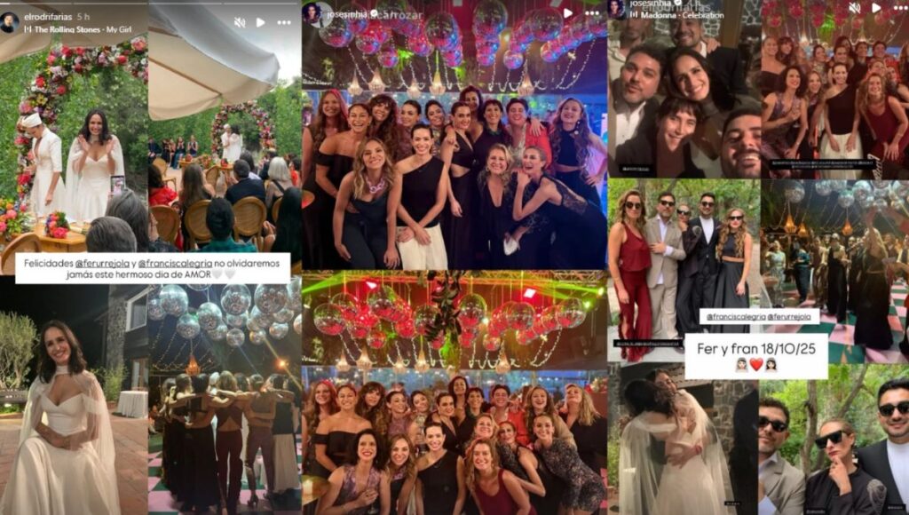 Fernanda Urrejola se caso en Estados Unidos con la directora Francisca Alegria