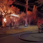 Curico Incendio arrasa vivienda en Sarmiento y deja siete personas damnificadas