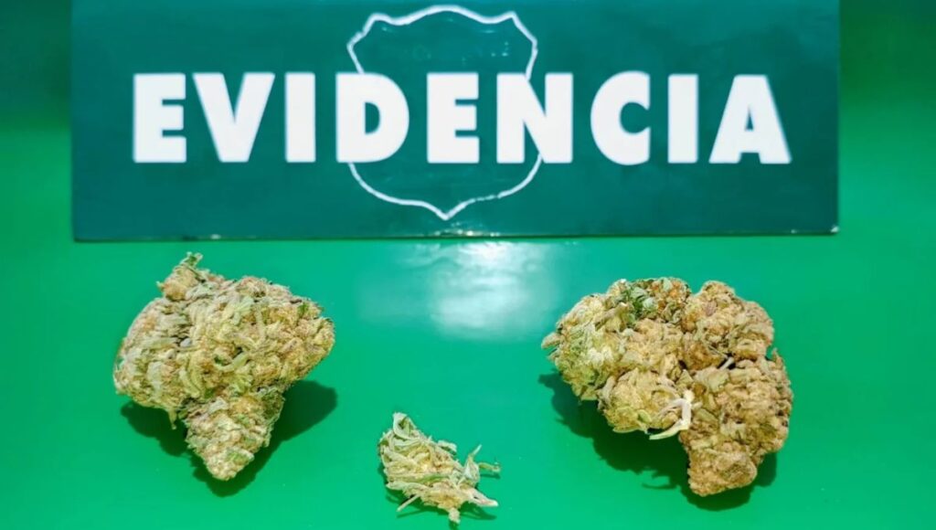 Detienen a sujeto por microtrafico de drogas tras control vehicular en Villa Prat