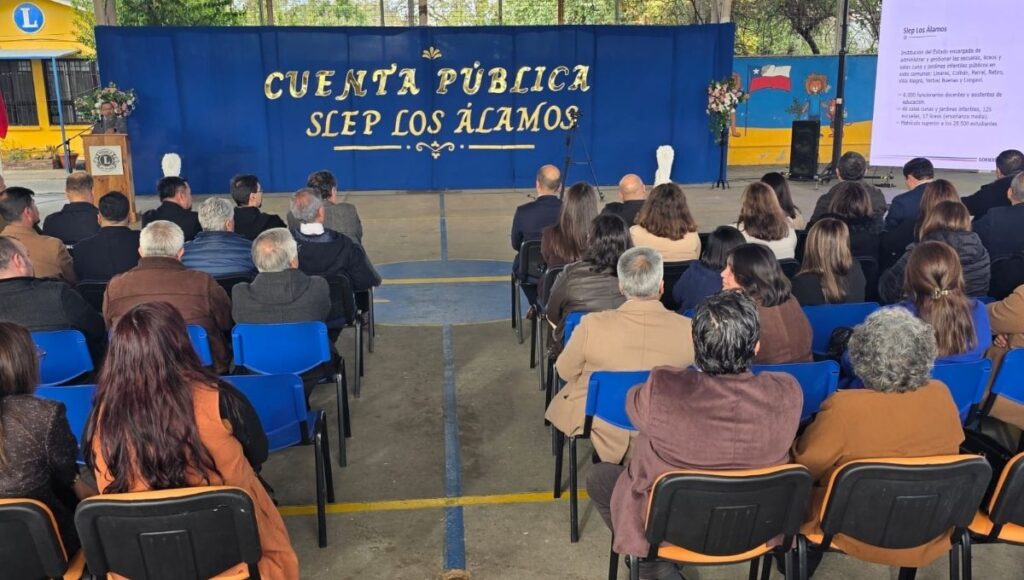 SLEP Los Alamos rinde Cuenta Publica 2026 destacando avances en instalacion y gestion educativa