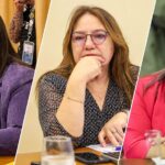 Diputadas Lilian Betancurt Flor Contreras y Tamara Ramirez