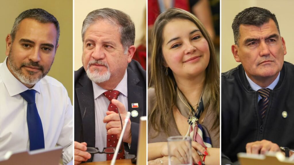 Diputados Fabian Ossandon Roberto Arroyo Tamara Ramirez y Patricio Briones