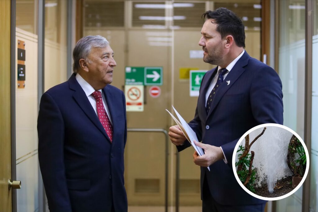 Robo de medidores: Diputados del PNL solicitan datos nacionales y regionales al Ministerio de Seguridad tras robo en el municipio de Talca 1 Diputados German Verduro y Erich Grohs