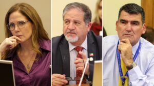 Diputados Macarena Santelices Roberto Arroyo y Patricio Briones