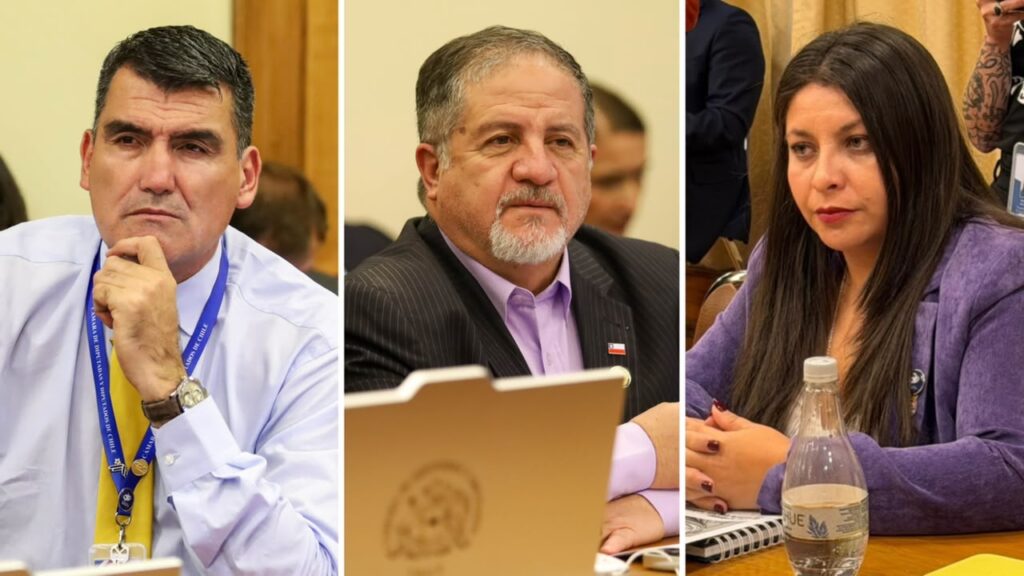 Diputados Patricio Briones Roberto Arroyo y Lilian Betancurt
