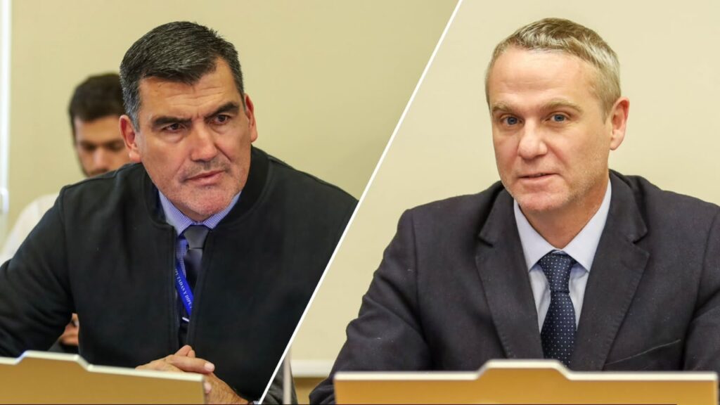 Diputados Patricio Briones y Tomas Kast