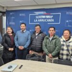 Diputada Flor Contreras y autoridades del MOP en La Araucania 2