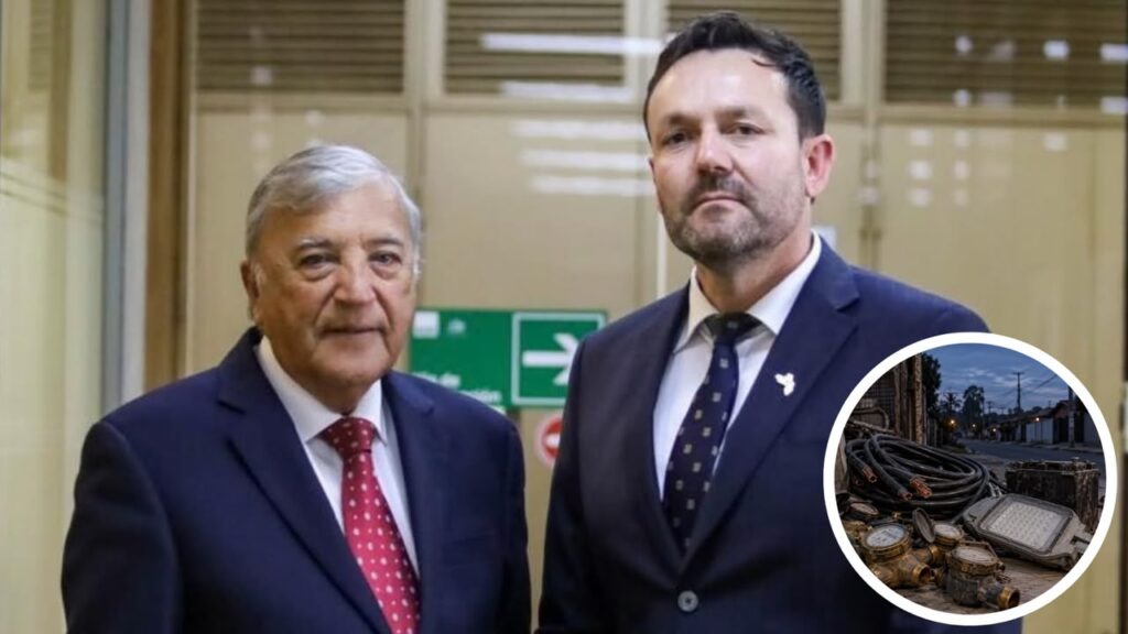 Diputados PNL alertan por robo de infraestructura urbana y piden perseguir redes de comercialización ilegal 1 Diputados German Verdugo y Erich Grohs 4