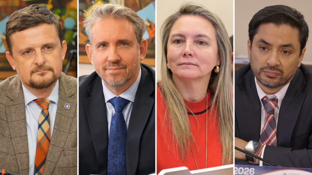 Diputados republicanos rechazan presión argentina por ruta a Malvinas y exigen respeto a tratados con Chile 1 Stephan Schubert Alejandro Riquelme Catalina del Real y Alvaro Carter